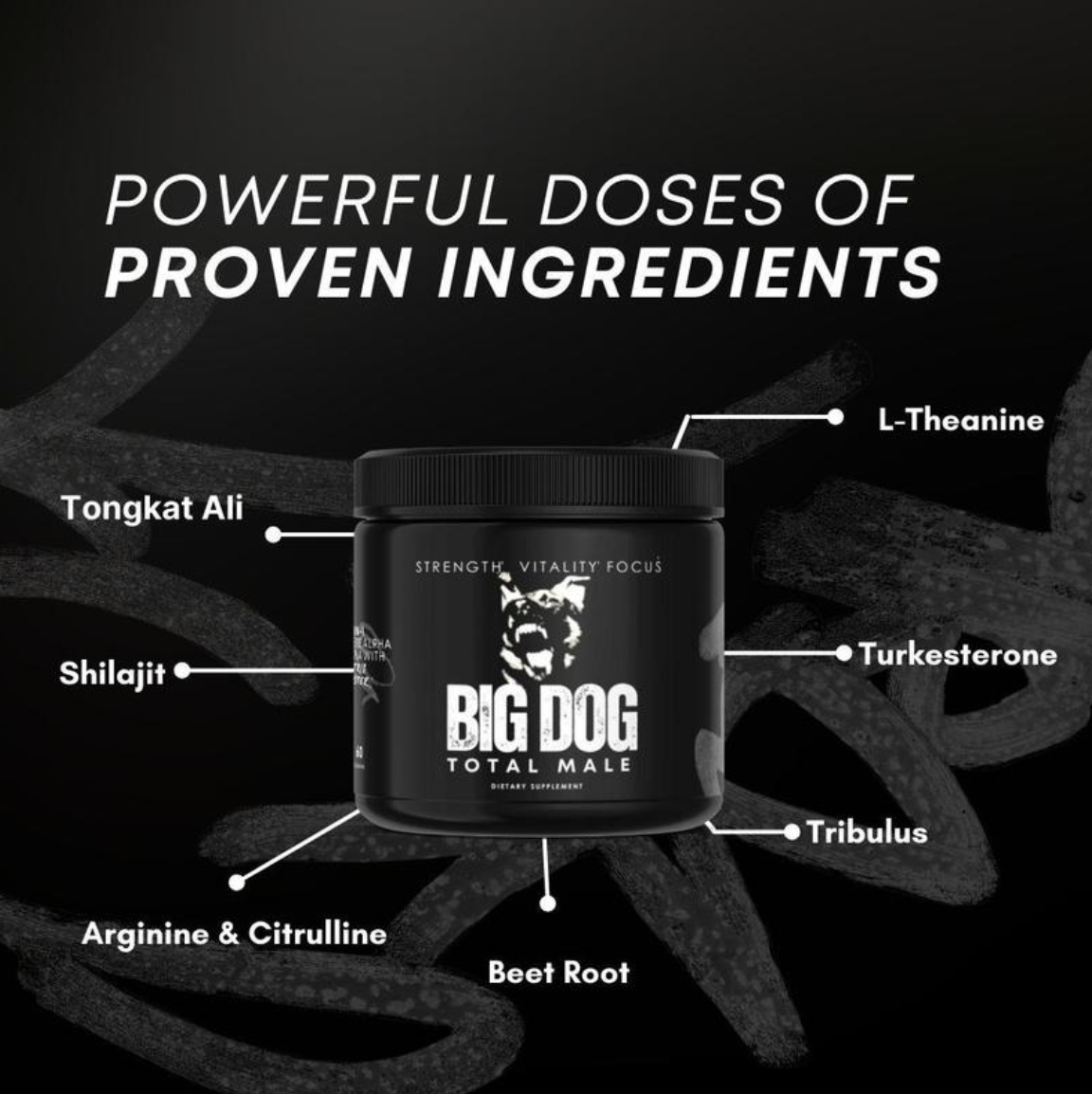 BIG DOG Total Male  3-in-1 Men's Performance Formula