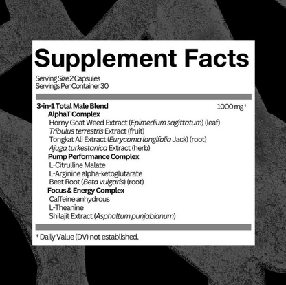 BIG DOG Total Male  3-in-1 Men's Performance Formula
